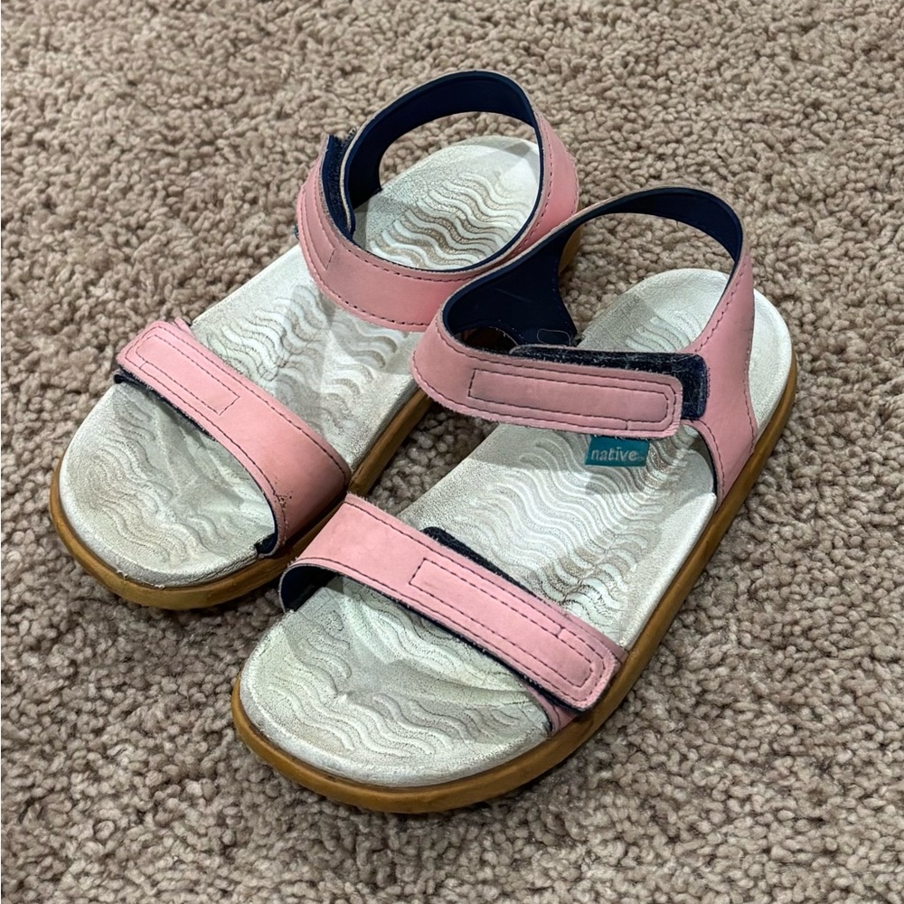 Pink native girls sandals